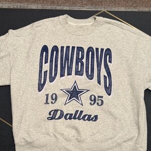 Abercrombie & Fitch Gray Cowboys Sweatshirt
